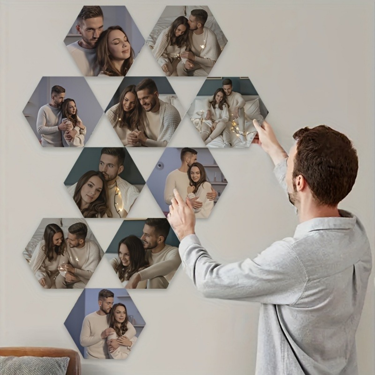 Eve Party - Custom Wall Decor — Modern Hexagonal