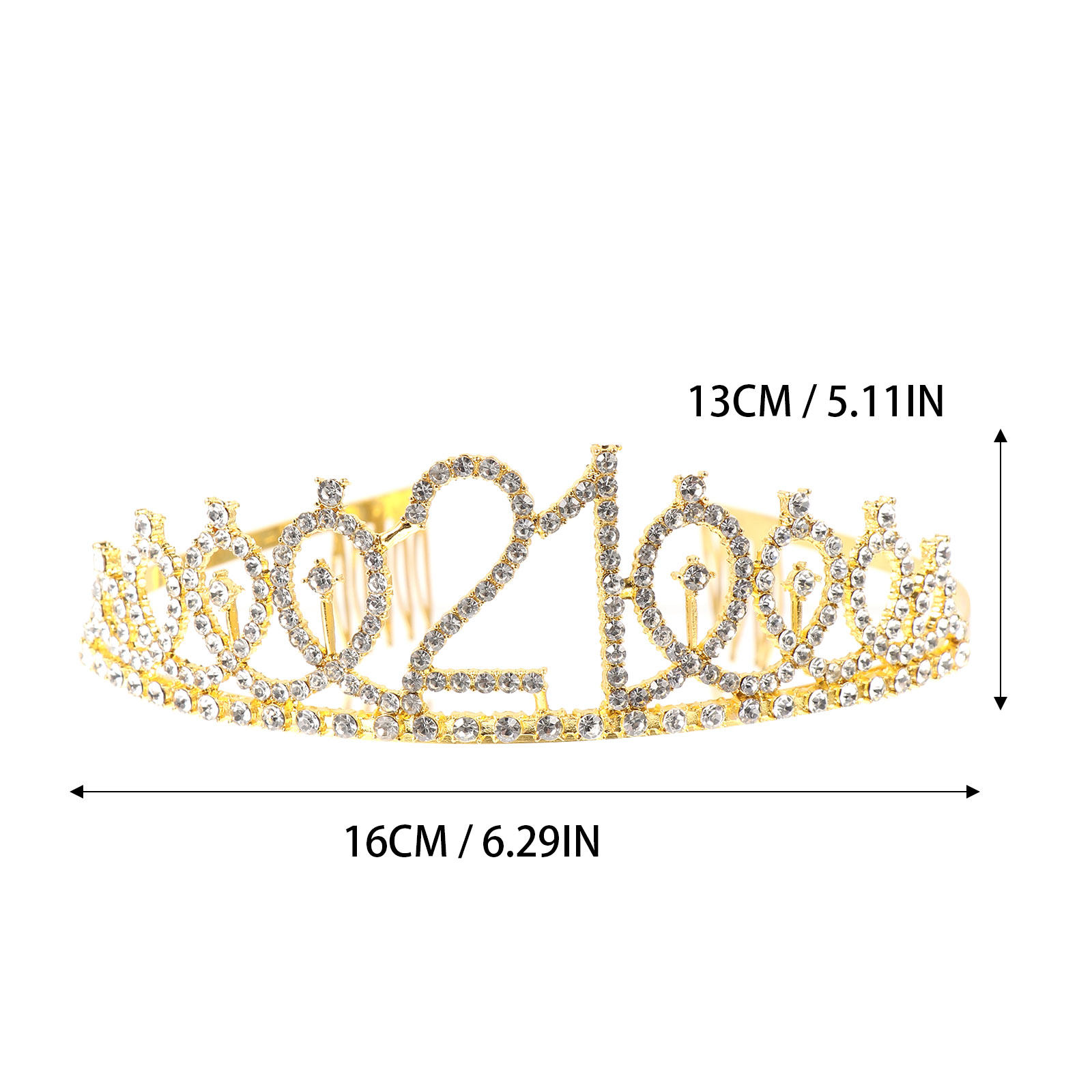 1Set Birthday Crown Glitter Ba - Birthday Sash Glitter 评论和价格