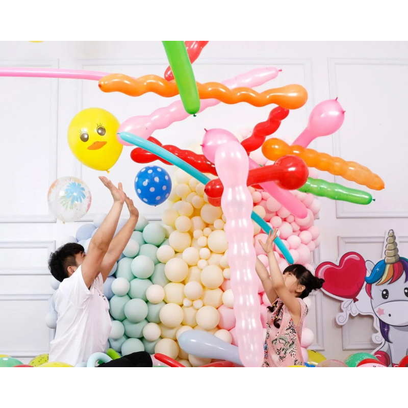 Cartoon Animal Duck Rabbit Hel - Balloon Pump Hand 评论和价格